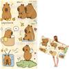 FCXVXCL Capybara Asciugamano Spiaggia Asciugamani da Piscina Asciugamano da Viaggio Animal Print Microfibra Asciugatura Rapida Morbido per Sport Viaggi Yoga Campeggio