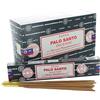 Hari Deals Satya - Bastoncini di incenso profumati, legno di sandalo, lavanda, campione, muschio, vibrazioni positive, Namaste, Nag Champa, Reiki, rosa, 6 confezioni (Palo Santo)