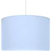 youngDECO Lampada da soffitto 2xE27, paralume rotondo in cotone Ø38cm, lampada a sospensione per cameretta bambini, camera da letto, soggiorno. Prodotto nell'UE.