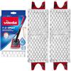 Vileda UltraMax 1-2 cuscinetti in microfibra di ricambio, microfibra, bianchi, confezione da 2
