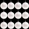 Toyland® Confezione di palline scintillanti per albero di Natale da 16-9 cm - Ornamenti natalizi tradizionali