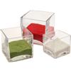 Sandra Rich 360016 Vaso, Vetro, Trasparente, 10 x 10 x 10 cm