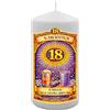 Bombo Maxi Candela Compleanno 18 anni con Papiro - Biglietto d'Auguri Umoristico - Formato maxi