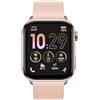 ICE-WATCH - Ice Smart 3.0 Rose Gold Nude 1.78 AMOLED GPS - Orologio da Donna Rettangolare in Oro Rosa con Cinturino in Silicone - 024303 (1.78 Pollici)