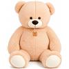 De Car Orso Peluche Gigante 100 cm - Peluche Giganti - Orsacchiotto gigante - Orsetto di Peluche - Regali Bambini, Ragazza, Fidanzata Peluche Grande Morbido Orsetto Pupazzo qualità (CON FIOCCO 60 CM)