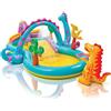 Intex Piscina Gonfiabile Playground Dinosauri, Vinile, Multicolore, 302x229x112 cm,Intex Eta 2+