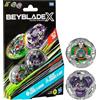 Hasbro Beyblade X,Yell Kong 3-60GB,Helm Knight 5-80T,pack due beyblade,Hasbro,Eta 8+