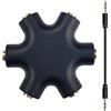 Generic Splitter per cuffie da 3,5 mm, splitter jack audio per condivisione di musica, adattatore doppio per auricolari per laptop, tablet, splitter di segnale stereo per riproduzione video audio, accessorio