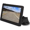 KIMISS Navigatore GPS per Auto di Navigazione Touch Screen HD 7 Pollici Dual Mode WiFi per Conducenti ABS Metallo Nero