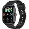 Jectse Smartwatch Fitness, QX15 Smartwatch Touch Screen a Colori da 1,85'' per Uomo Donna, Smartwatch Tracker Attività Monitoraggio del Sonno Impermeabile IP68 con APP, Durata Batteria