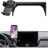 LAUFITMT Supporto per telefono da auto per Toyota RAV4 / RAV4 Hybrid 2019-2025, accessori per schermo da 7/8 pollici, clip fissa, supporto per telefono cellulare, rotazione a 360 gradi