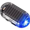 Generico Luce Antifurto Per Auto Solare - LED Di Avviso Lampeggiante, Nessun Cablaggio Richiesto | Design Simulato Del Sensore Per Prevenire Atti Vandalici E Furti Di Veicoli, Facile Installazione All'aperto
