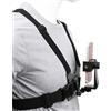 Orco Imbracatura da Petto e Tracolla per Zaino con Clip per Telefono per Action Camera e Accessori per riprese del Telefono
