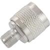 PROCTER 2pcs Tipo N Spina Maschio A F Connettore Femmina RF Adattatore Coassiale per Antenna Senza Fili Argento