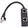 Archuu Cavo Splitter Ethernet RJ45, Adattatore Splitter RJ45 Cavo Adattatore Switch Ethernet da 1 a 2 Porte, Cavo Adattatore Splitter Ethernet da 1 Maschio a 2 Femmine, Cavo di Rete CAT7 per Tutte le Reti