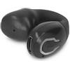 Tonysa Auricolari Ergonomici a Clip, Bluetooth V5.4 Auricolare, Morsetto Ad Anello Aperto a Lato Singolo su Auricolare Wireless per Lavoro Commerciale Sportivo (BLACK)
