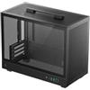 DeepCool CH160 PLUS Small Form Factor [SFF] Nero (DeepCool CH160 PLUS Mini-ITX Mini Tower PC Case, Tempered Glass, High-Airflow Mesh Design, USB-C & USB 3.0 Front I/O, Supports ATX PSU & 305mm GPU, B