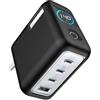 Generic Custodia Protettiva per Anker Zolo 140W Caricabatterie, Copertura Protettiva in Silicone Anticaduta a Prova di Polvere per Anker Zolo 140W Accessori Dell'alimentatore (Nero)