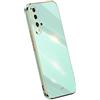 RankOne La Custodia del Telefono è Adatta per HUAWEI Nova 5T / Honor 20 (6.26 Inches), Case per Cellulare in Silicone con Telaio Galvanico - Verde