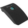 Knadgbft Kit vivavoce Bluetooth 5.0 per auto, altoparlante Hi-Fi, ricevitore audio wireless da 2 W, lettore musicale MP3, cancellazione del rumore, visiera parasole clip