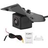 Akozon Fotocamera Frontale, Monitor CCD con Vista Frontale Supporto per Logo per Auto IP68 Impermeabile Telecamera di Parcheggio Adatto per Vito Viano A B C Classe E GL SLK GLK