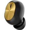 szaluyk Mini Earbud invisibile - cuffia wireless singola | Auricolare sportivo universale per smartphone, auricolare auto per guida, affari, ufficio, design compatto leggero per il comfort