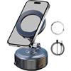 Generic Supporto magnetico per telefono - Supporto per telefono con, supporto per telefono sottovuoto | Supporto per cellulare regolabile - Supporto magnetico per telefono a per parabrezza