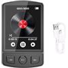 CHICHIYANG Lettore MP3 Bluetooth 5.0 con schermo HD da 1,7 pollici, supporto scheda Micro SD da 128 GB (non inclusa) Lettore musicale multifunzionale