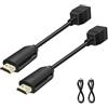 CHICHIYANG Extender HDMI su Cat5e/6 HDMI a RJ45 Extender Ethernet cavo convertitore di rete 60 m trasmettitore ricevitore distanza