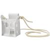 Generic Borsa portaoggetti per Yoto Mini 2024, custodia protettiva in PU con tracolla da appendere, custodia protettiva con organizer per carte e cordino per lettore audio Yoto Mini 2024 accessori (grigio)