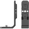 Generico Supporto per Insta360 X5/X4, adattatore magnetico pieghevole per fotocamera, supporto a L a sgancio rapido orizzontale/verticale