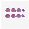 SAMTN Punte per le orecchie per JBL Tune Flex, 4 misure di sostituzione in silicone auricolari, auricolari Earbuds Ear Buds Gel Wings Skin (Viola)