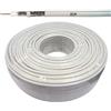 NVS Cavo Parabola Schermato Antenna Diametro 5 Mm Lunghezza 50 Mt