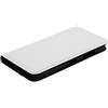PhoneNatic Copertura di Cuoio Artificiale Compatibile con Microsoft Lumia 550 - Bookstyle Bianco - Cover + Pellicola Protettiva