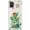 Mixroom - Cover Custodia Case In TPU Silicone Morbida Sfondo Trasparente Per Samsung Galaxy M52 5G Fantasia Decorazioni natalizie L1136