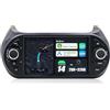 BXLIYER Android 13 IPS Autoradio Per Fiat Fiorino/Qubo/Citroën Nemo/Peugeot Bipper - 2G+32G - Senza fili CarPlay + Android Auto - MIC + Camera - DAB Volante WiFi Fast-Boot DSP - 7 Pollici 2 Din