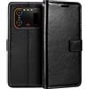 Shantime Custodia in Pelle Compatibile con IIIF150 B2, Design Business Flip Magnetico, 3 Slot Carte, Porta Foto e Tasca Nascosta(Nero)