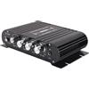 Yindhgdr -838 Amplificatore HiFi Mini Amplificatore MP3 per Auto A 2.1 Canali Ingresso AUX Regolazione dei Alti e Amplificatore Super 20Wx2+40W Facile Installazione