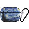 Buewutiry Custodia compatibile con AirPods Pro di seconda generazione - Custodia The Starry Night, dimensioni compatte, unisex