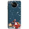 Mixroom - Cover Custodia Back Case In TPU Silicone Morbido Per XIAOMI POCO X3 PRO Fantasia Babbo Natale E La Renna U867