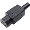KAISER Connettore di rete seriale (connettore di rete) 764 Kaiser 764/sw/C Femmina, Dritto Nbr Totale poli: 2 + PE 16 A Nero 1