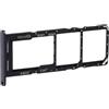 Generico Porta Scheda SIM per Samsung Galaxy A24 4G (SM-A245F), Dual-Nano-SIM + micro-SD, Sostituzione Originale, Nero