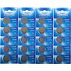 Eunicell 20 pile a bottone CR2354 senza scanalatura di approfondimento, 3 V, al litio (4 blister da 5 batterie) monouso