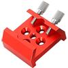 Desikixudy Base del Cercatore di Telescopi, Slot in coda, Base di Modifica Filettatura 1/4, Accessori di Montaggio per Telescopio Astronomico, Rosso