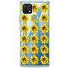 Mixroom - Cover Custodia Case In TPU Silicone Morbida Sfondo Trasparente Per Oppo Realme 7i Fantasia Fiori Girasole T648