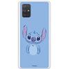 LA CASA DE LAS CARCASAS Custodia per Samsung Galaxy A71 Ufficiale Lilo & Stitch Blu per proteggere il tuo cellulare Cover in silicone flessibile con licenza ufficiale Disney.