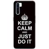 Mixroom - Cover Custodia Back case In TPU Silicone Morbido Per TCL 20 PRO 5G Fantasia Keep calm and just do it N1036