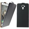 ebestStar - Cover Compatibile con Wiko U Feel Prime Custodia Protezione Pelle PU Risvolto Verticale, Nero