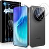 Aerku Pellicola Vetro Temperato per Vivo X300, 3 Pezzi Protettiva e 3 Pezzi Protezione Lente Fotocamera, Durezza 9H Ultra HD Schermo Vetri Protettivi Film, Antibolla, Anti Graffi