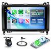Rimoody 4G+128G Rimoody Autoradio Android per Mercedes Benz Class A W169 Class B W245 W639 Vito W639 Viano W906 Sprinter 9 Schermo IN-Cell Carplay Senza Fili Android Auto Navi GPS Bluetooth WiFi FM/RDS/EQ